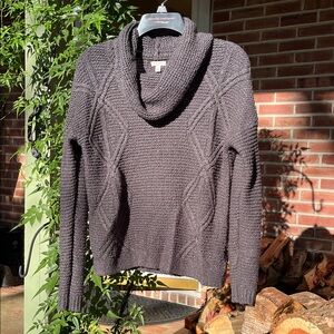Sonoma Charcoal Cowl Neck Sweater